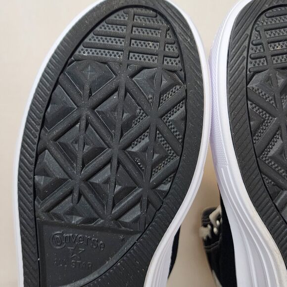 Converse Chuck Taylor All Star Move Platform Shoes Sneakers Womens 8 Black - Picture 14 of 16